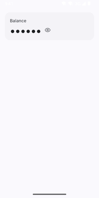 Sensitive Value on Pixel (Android emulator)