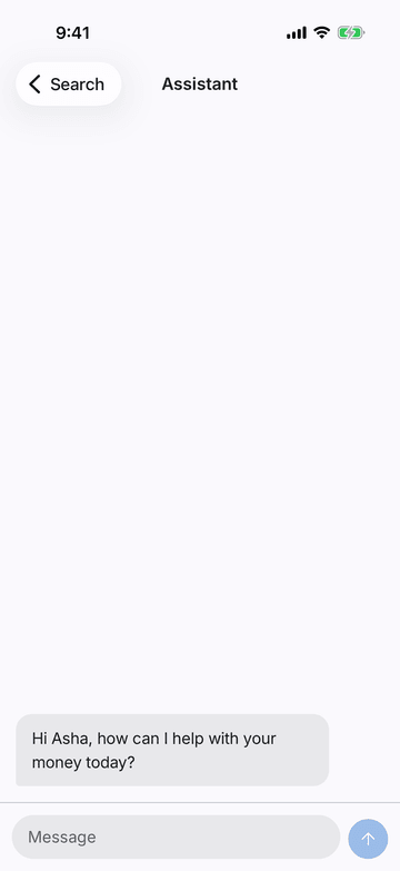 Chat on iPhone (iOS simulator)